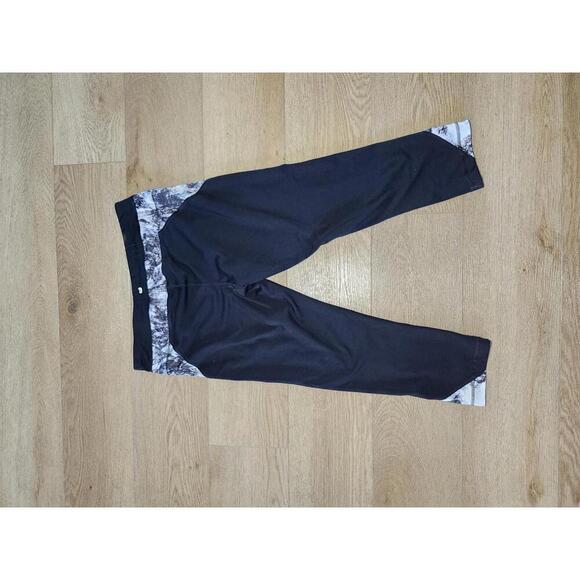 90 Degree by Reflex Women's Black and Gray Activewear Leggings Size L - Picture 5 of 5